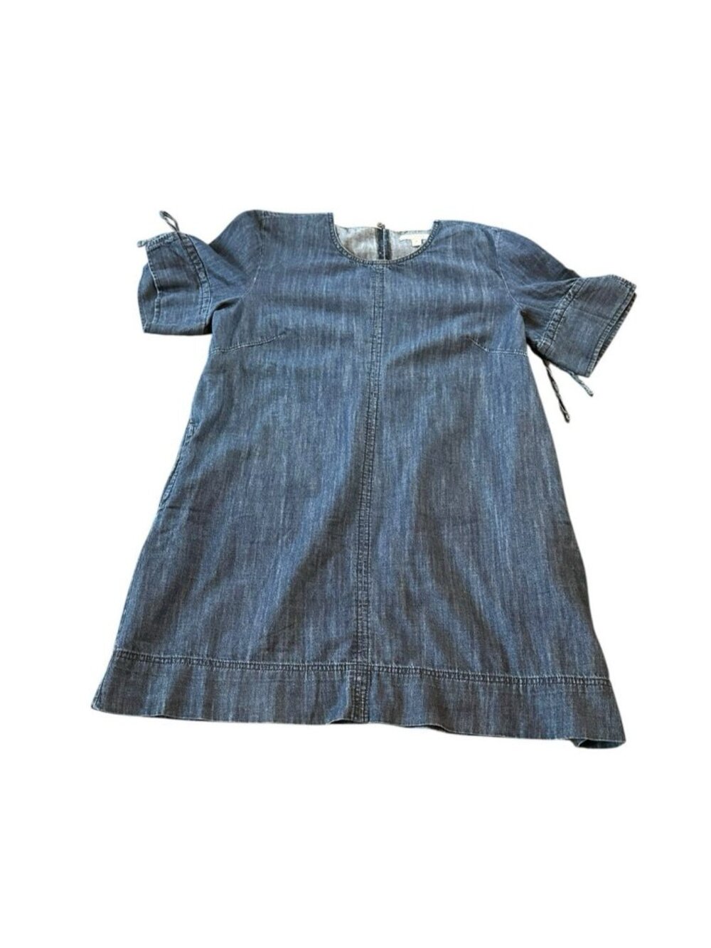 Free Assembly Dress Denim Women’s XL Blue Coastal Nautical Cottagecore Y2K Boho